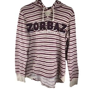 Women’s Blue 84 Zobraz Stripe Vintage Sweater M
